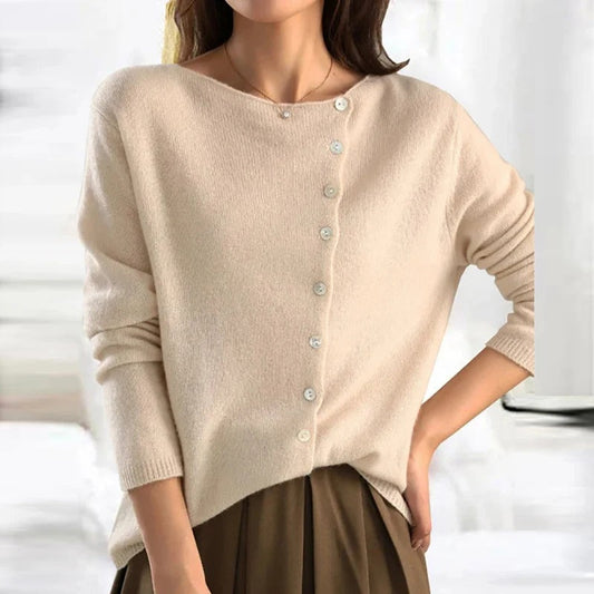 Sharon | Luxe Buttoned Sweater