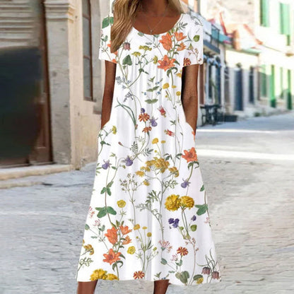 Lilia | Boho Floral Maxi