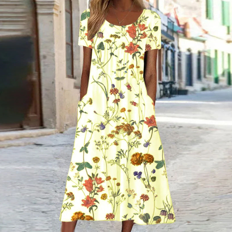 Lilia | Boho Floral Maxi