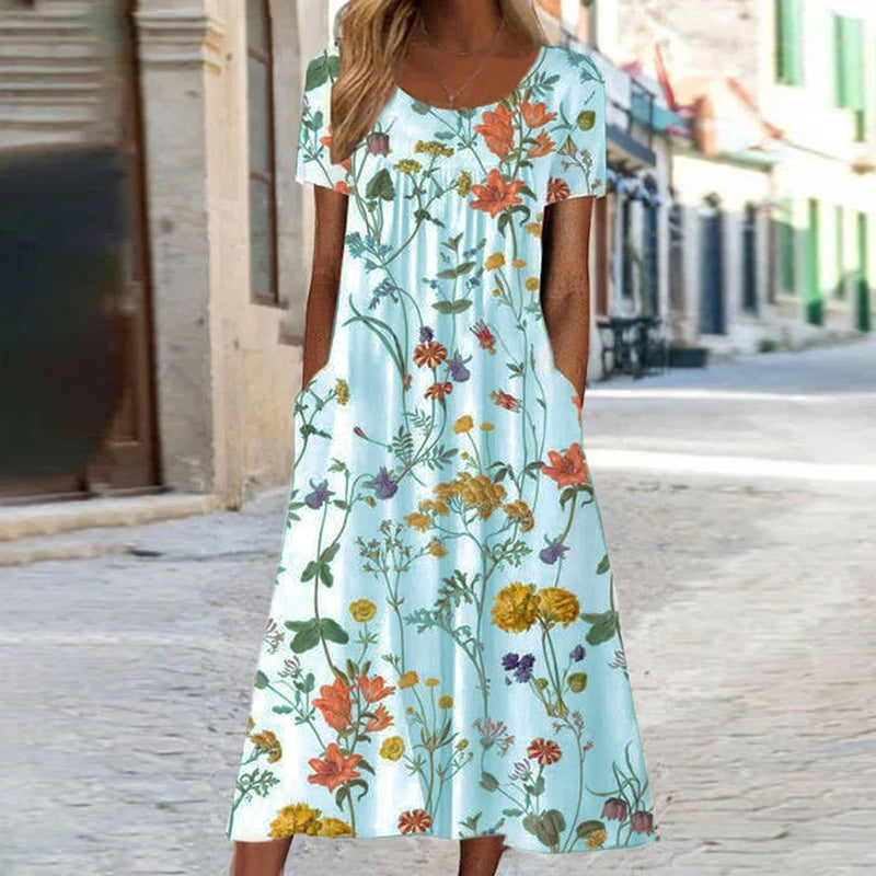 Lilia | Boho Floral Maxi