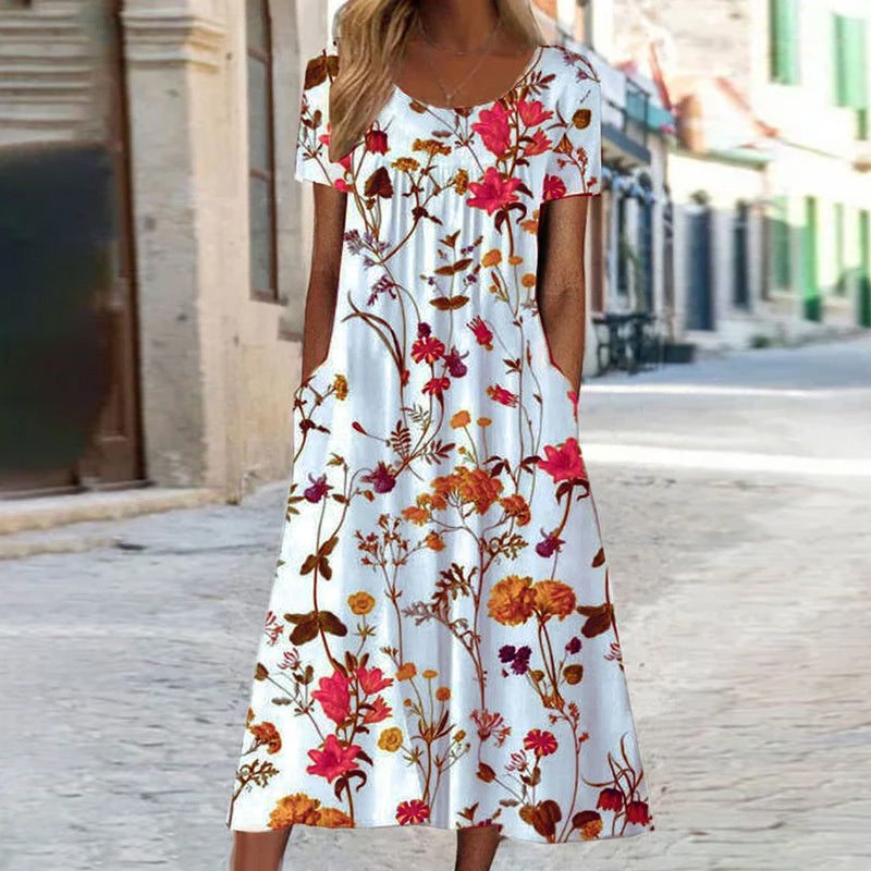 Lilia | Boho Floral Maxi