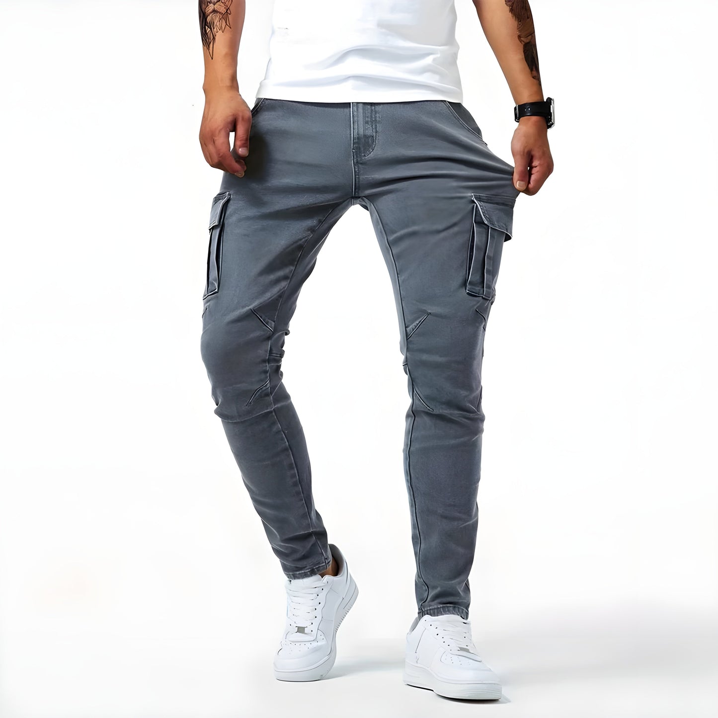 Mason | Denim cargo pants