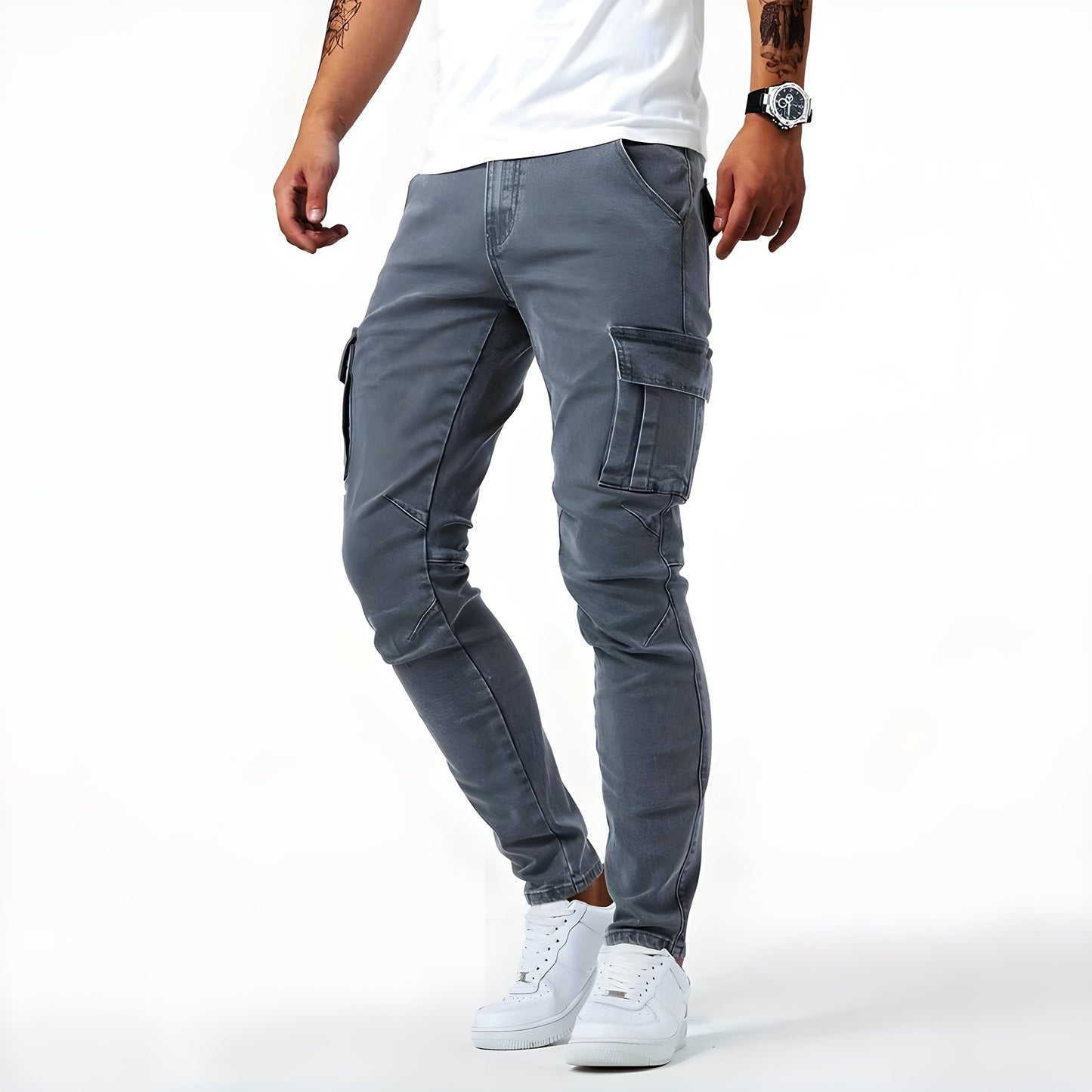 Mason | Denim cargo pants