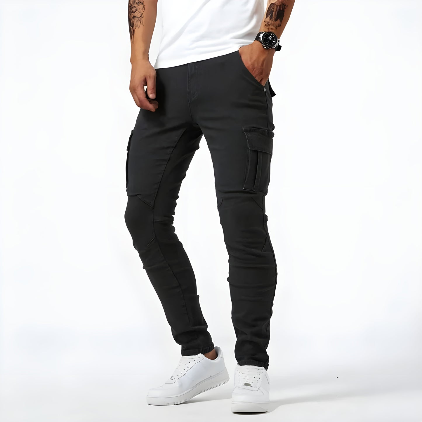 Mason | Denim cargo pants