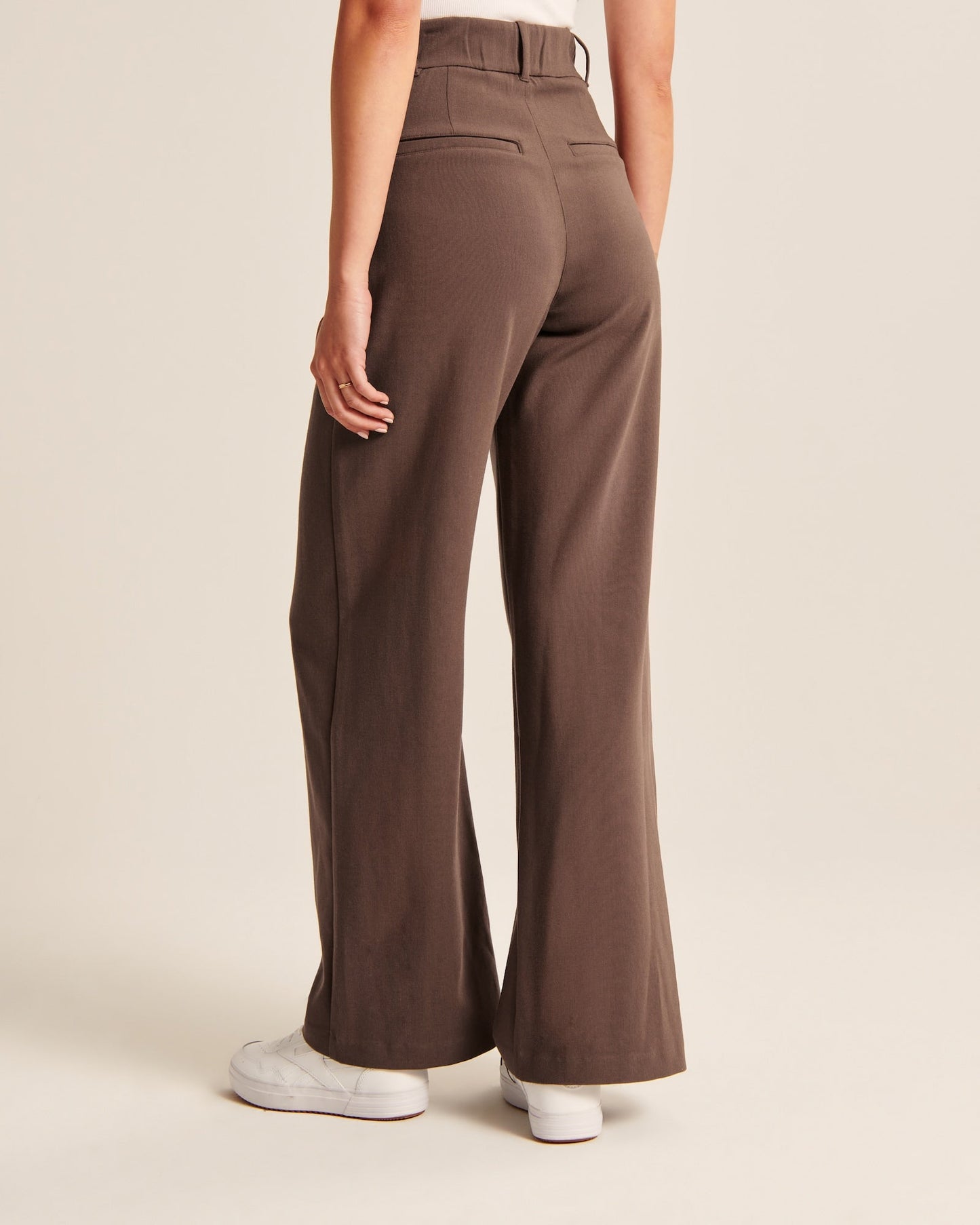 Mocha Wide-Leg Pants