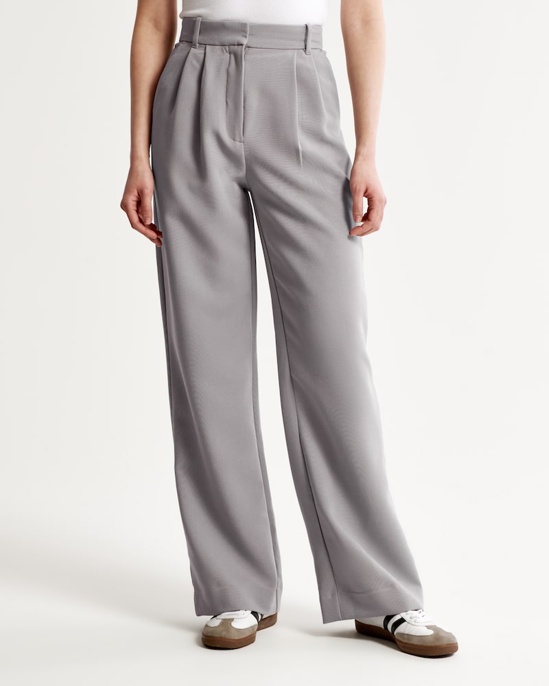 Stone Wide-Leg Pants