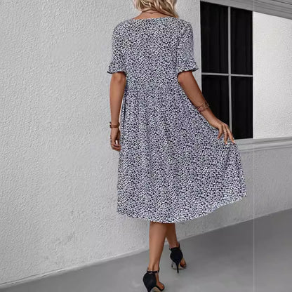 Luna | Chic Women's Floral Midi Dress